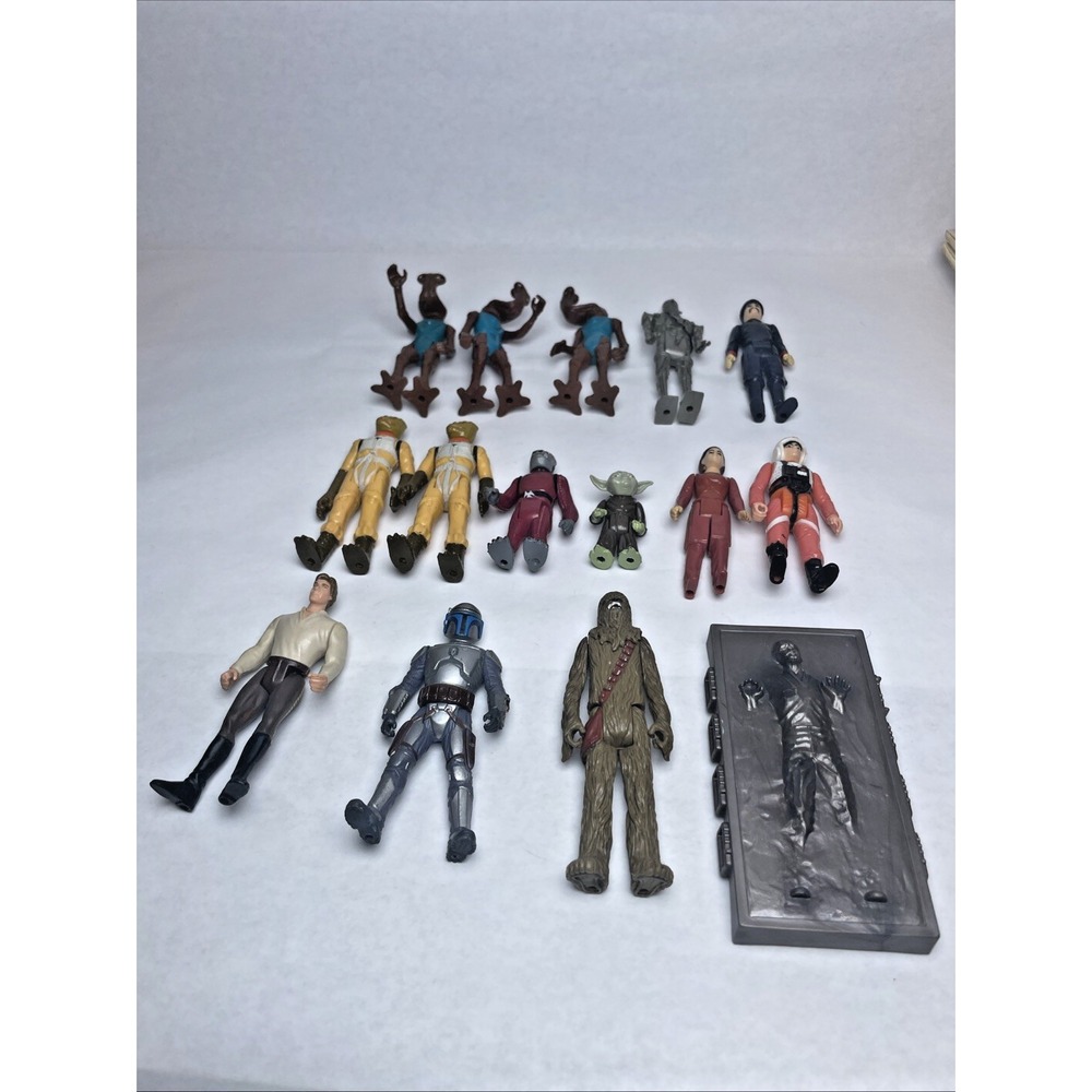 Star Wars 1977 & 1980 Vintage Lot of 11 Kenner Action Figures + 4 More Current